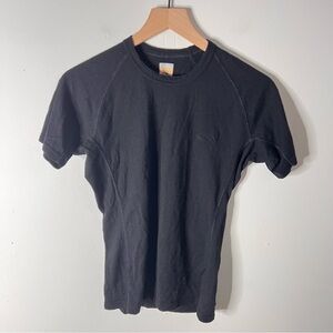 Icebreaker 200 Bodyfit Black Women's Merino Wool Baselayer Tee Medium